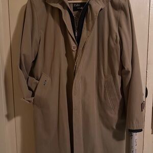 Polo by Ralph Lauren Tan Trench Coat Timeless Style